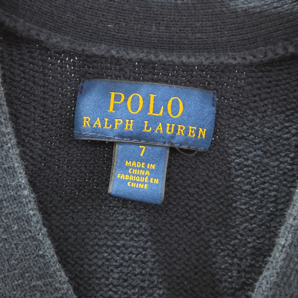 폴로랄프로렌 키즈 멀티자수 가디건 네이비 7 상품이미지2