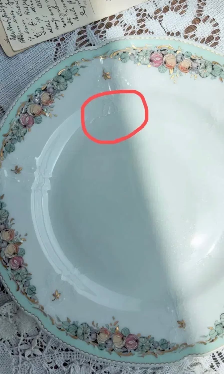 [레어]독일 빈티지 카이저 뒤바리 자르뎅 샐럿 접시 상품이미지3