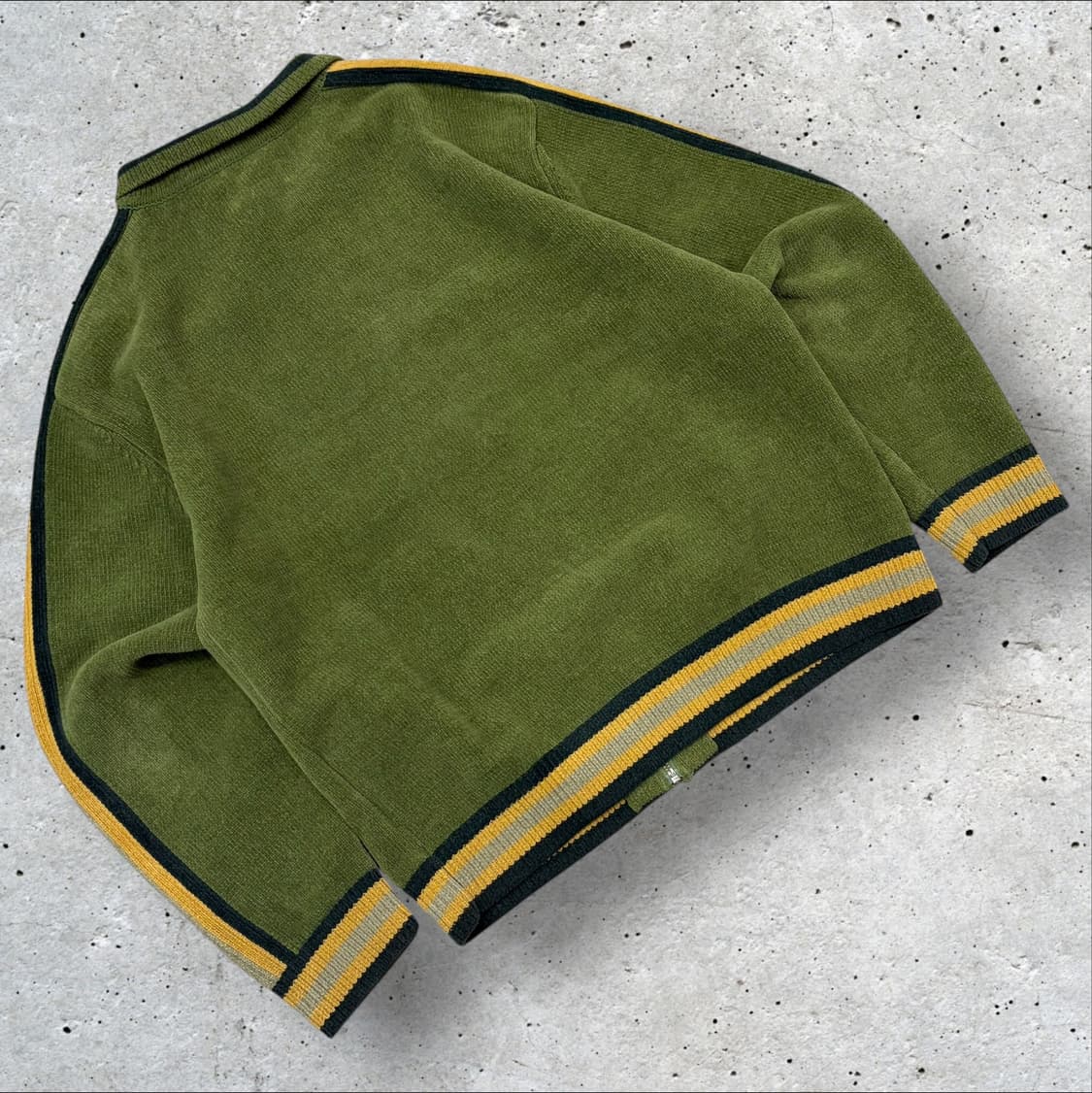 [L] 디스이즈네버댓 그린 올리브 니트 집업 자켓 C704 상품이미지2