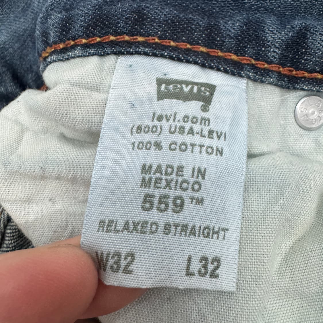 리바이스 00s 559 새깅 워싱 스케이터 데님팬츠 상품이미지9