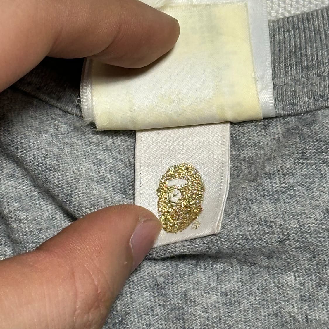 XL 베이프 카모 그레이 반팔 티셔츠 상품이미지6