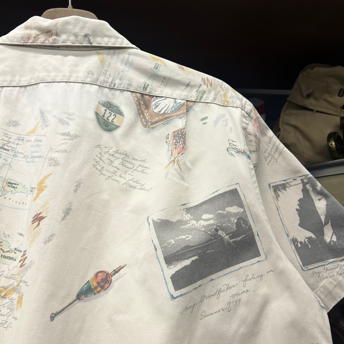 Rare 90s 폴로 랄프로렌 아웃도어 캠프반팔셔츠 made in usa 상품이미지8