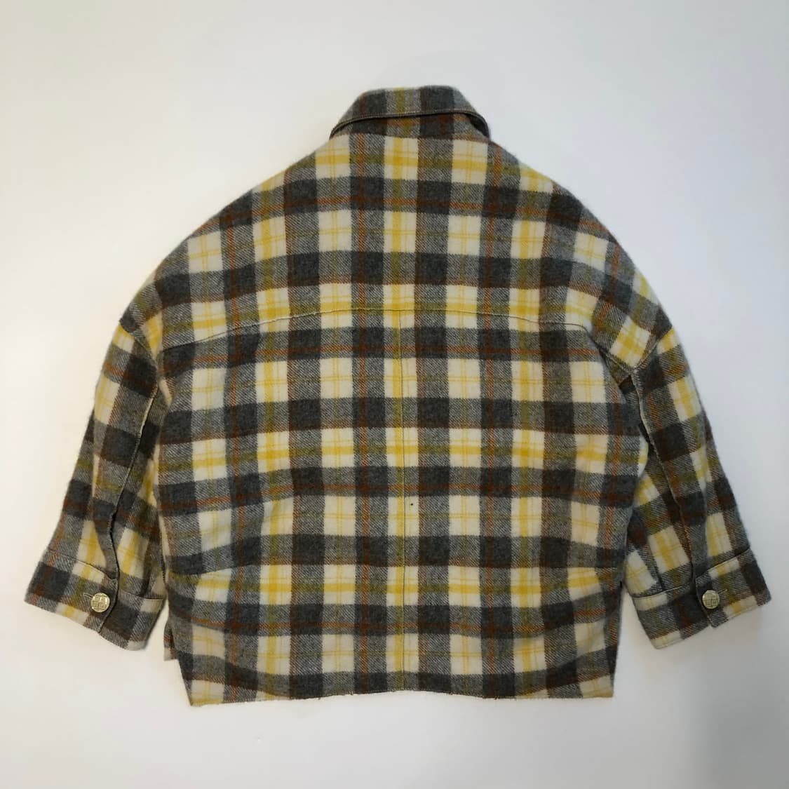 2020 타임 알파카 울 체크 코트  상품이미지2