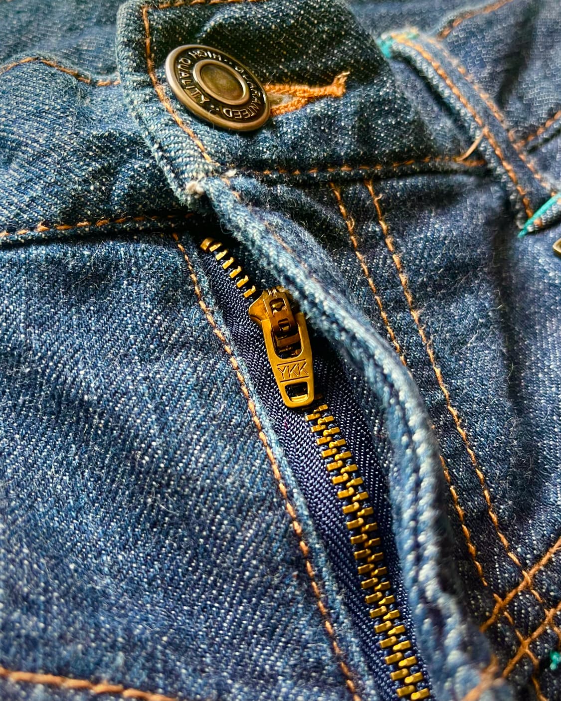 90-00s JPN Graffiti Docking Denim Pants 상품이미지6