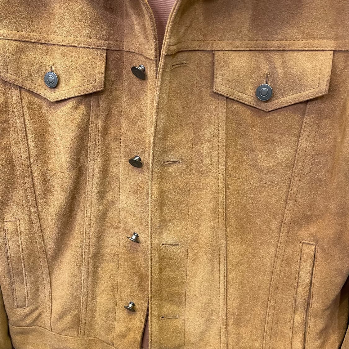 도프제이슨 소가죽 스웨이드 자켓 상품이미지4