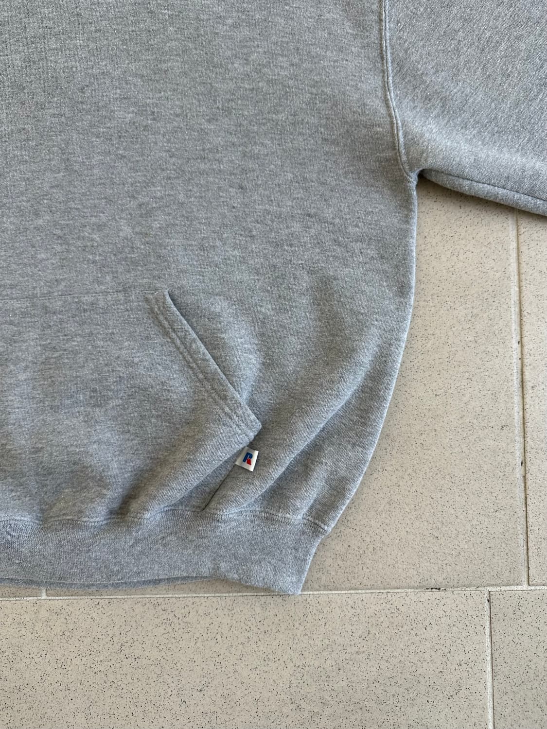 90s 빈티지 러셀 후드 그레이 L 상품이미지3