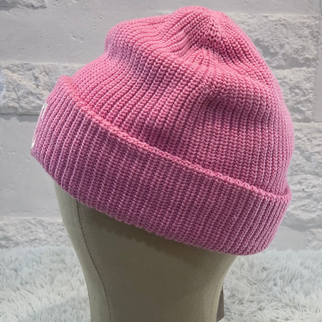 L9-6:MLB 클래식 C 로고 핑크 비니 (Free)-새제품 상품이미지5