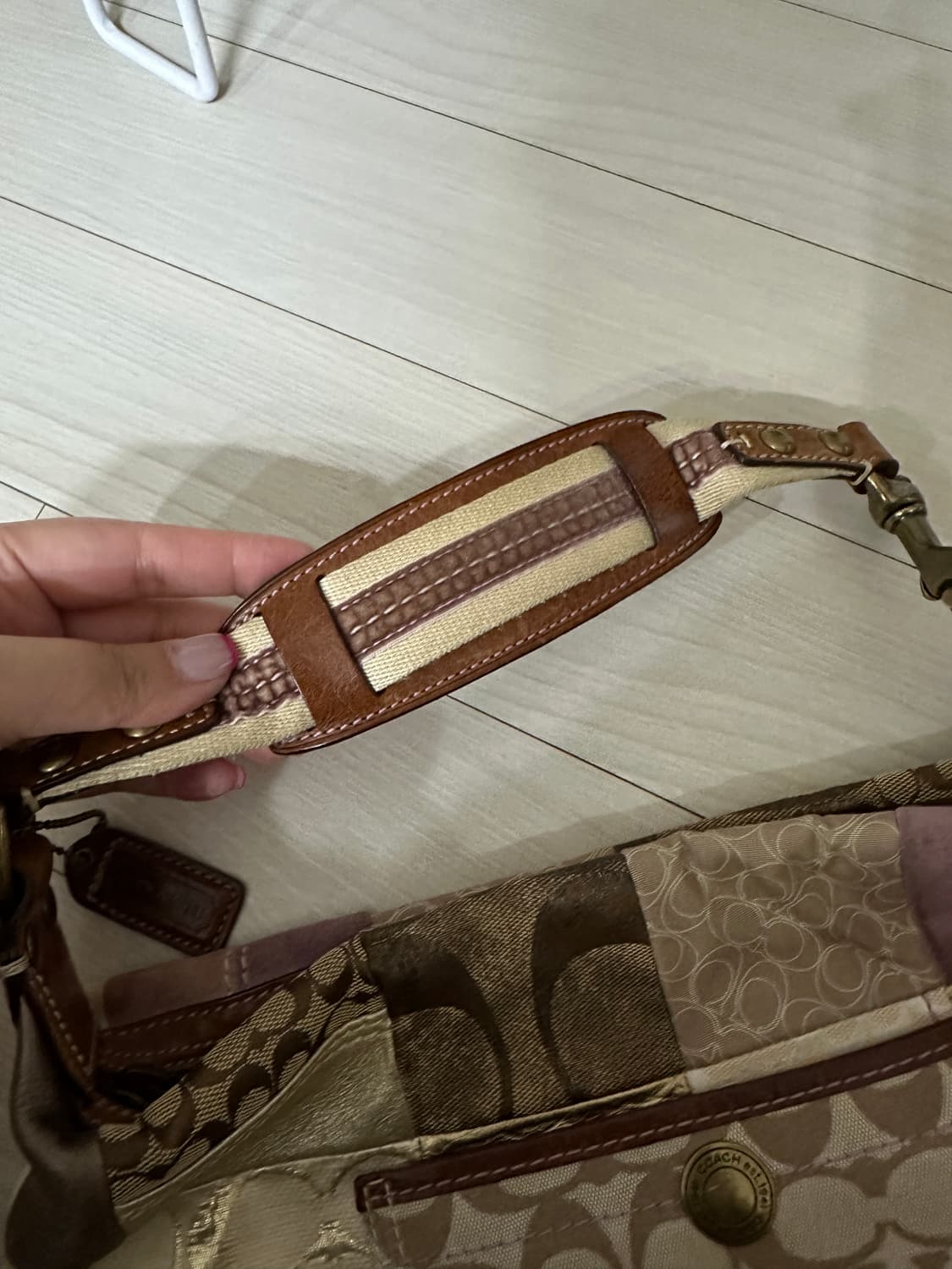 코치 빈티지 패치워크 호보백 상품이미지3