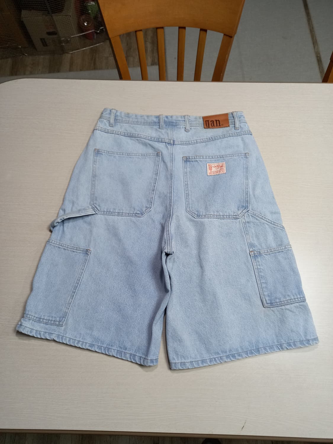 30 Magoodgan 빈티지 데님 버뮤다 연청 30-227 상품이미지2