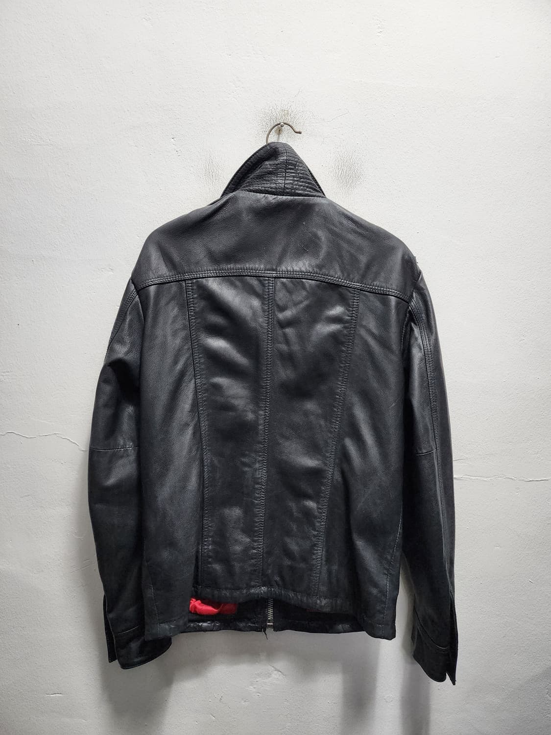 슈퍼드라이 리얼레더 스틸로고 가죽자켓 L 상품이미지3