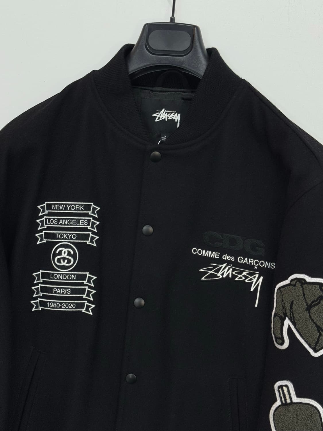 스투시 X CDG 40주년 바시티 자켓 상품이미지3