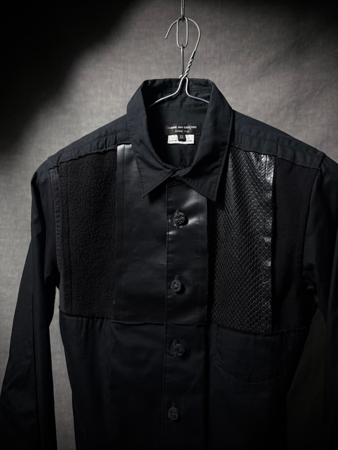 꼼데가르송 옴므 플러스 믹스 패널 셔츠 상품이미지2