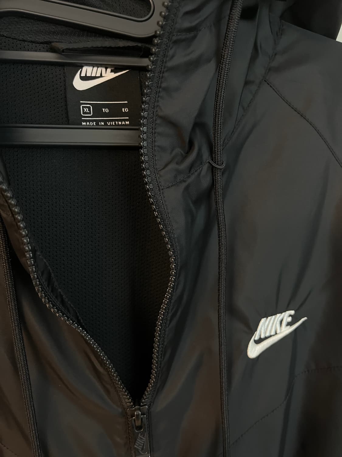 [XL/105] 나이키 윈드러너 후드 바람막이 블랙 상품이미지4