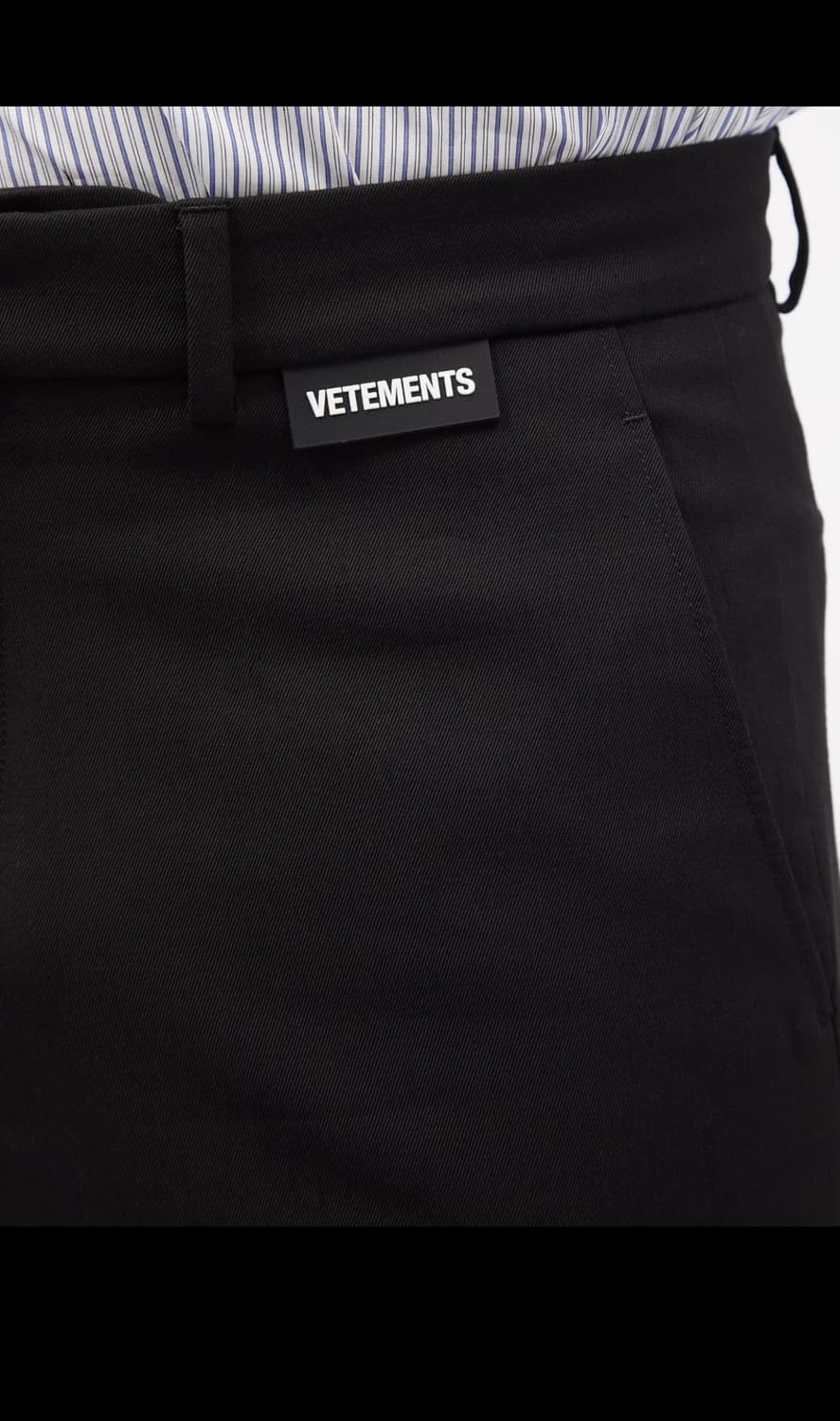 Vetements Low Rise Wide reg Trousers 베트멍 상품이미지5