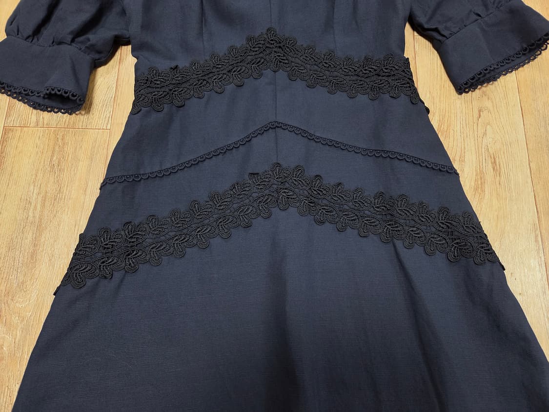 잇미샤(it michaa) 레이스포인트 린넨원피스 55 새상품 상품이미지8