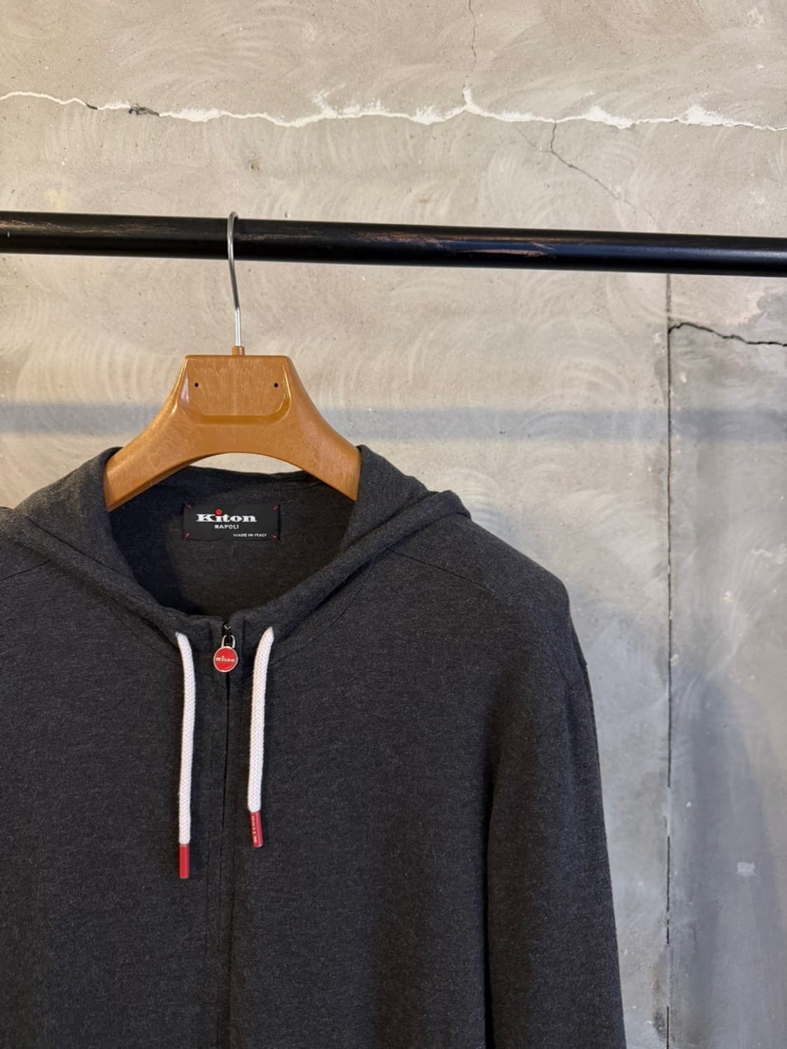 키톤 캐시미어&코튼 후드집업 남성100 상품이미지4