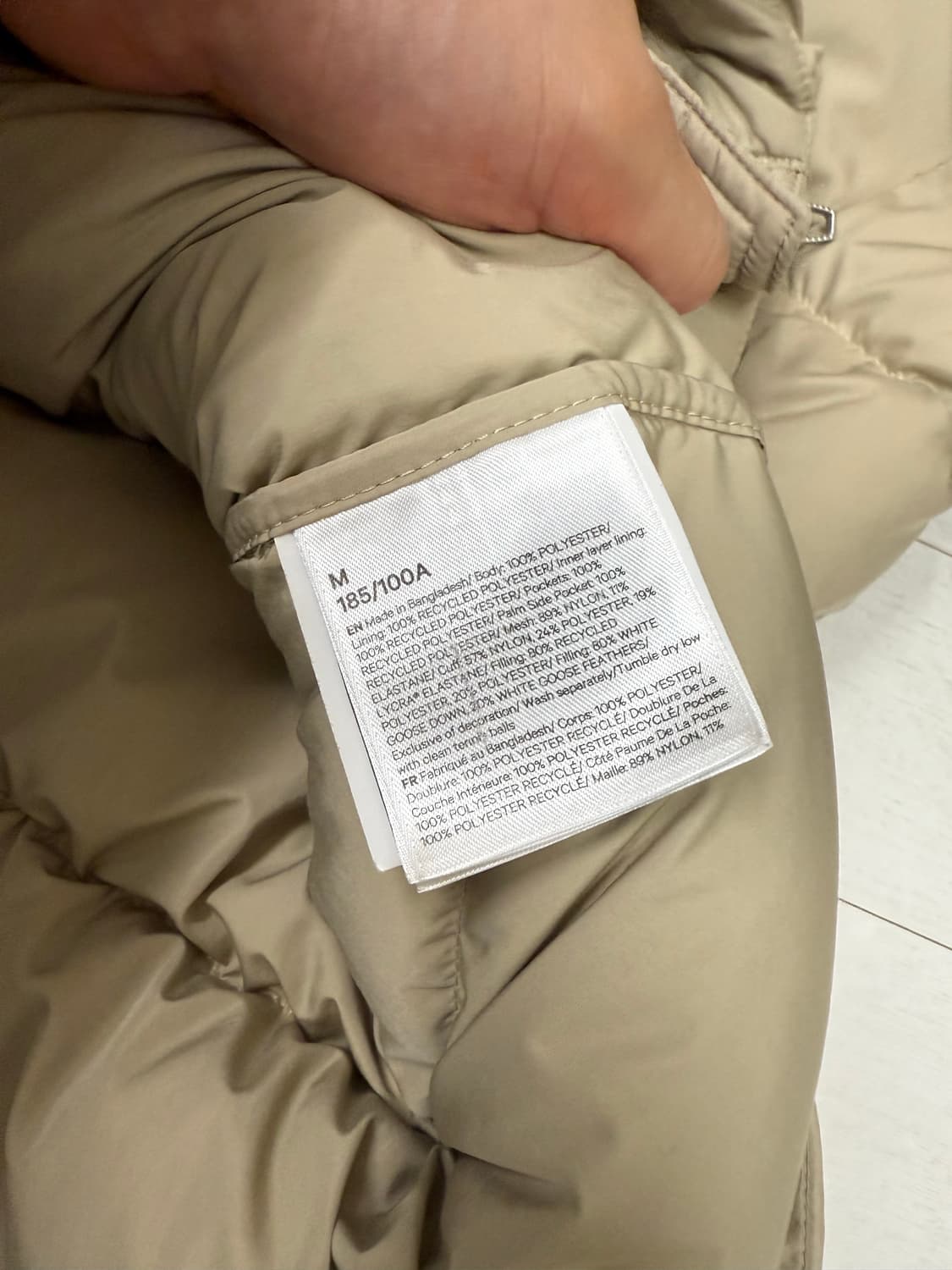 룰루레몬 패딩 M 사이즈 구스 다운   상태 괜찮습니다  8.5/10 하 상품이미지7