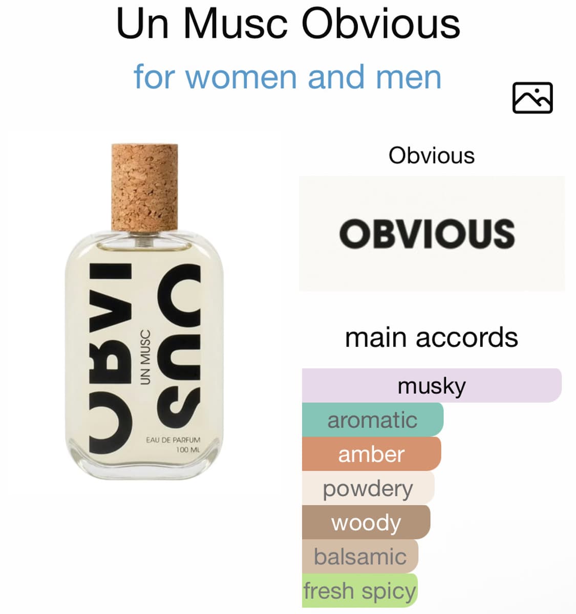 어비어스 뮈스크 Obvious Un Musc 오드퍼퓸 100ml 상품이미지3