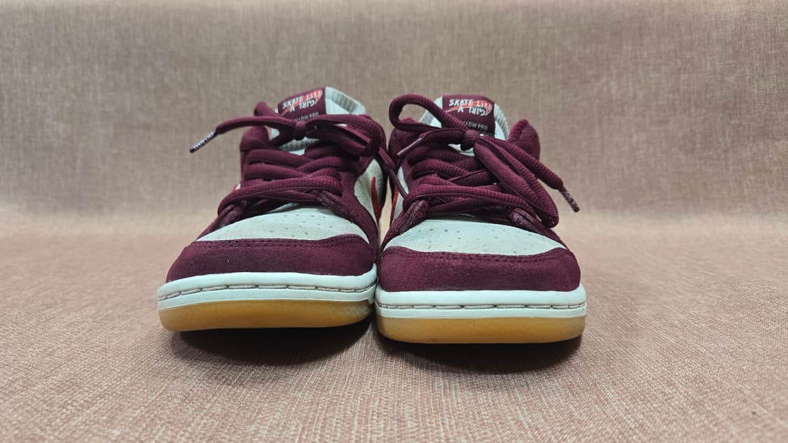 나이키 245mm- 덩크 로우 SKATE LIKE A GIRL 버건디 상품이미지3
