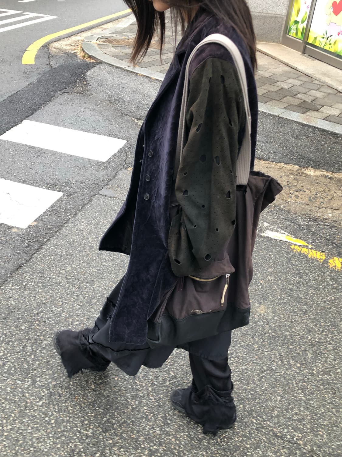 ANNAPIANURA 아티잔 스웨이드 코트 상품이미지1