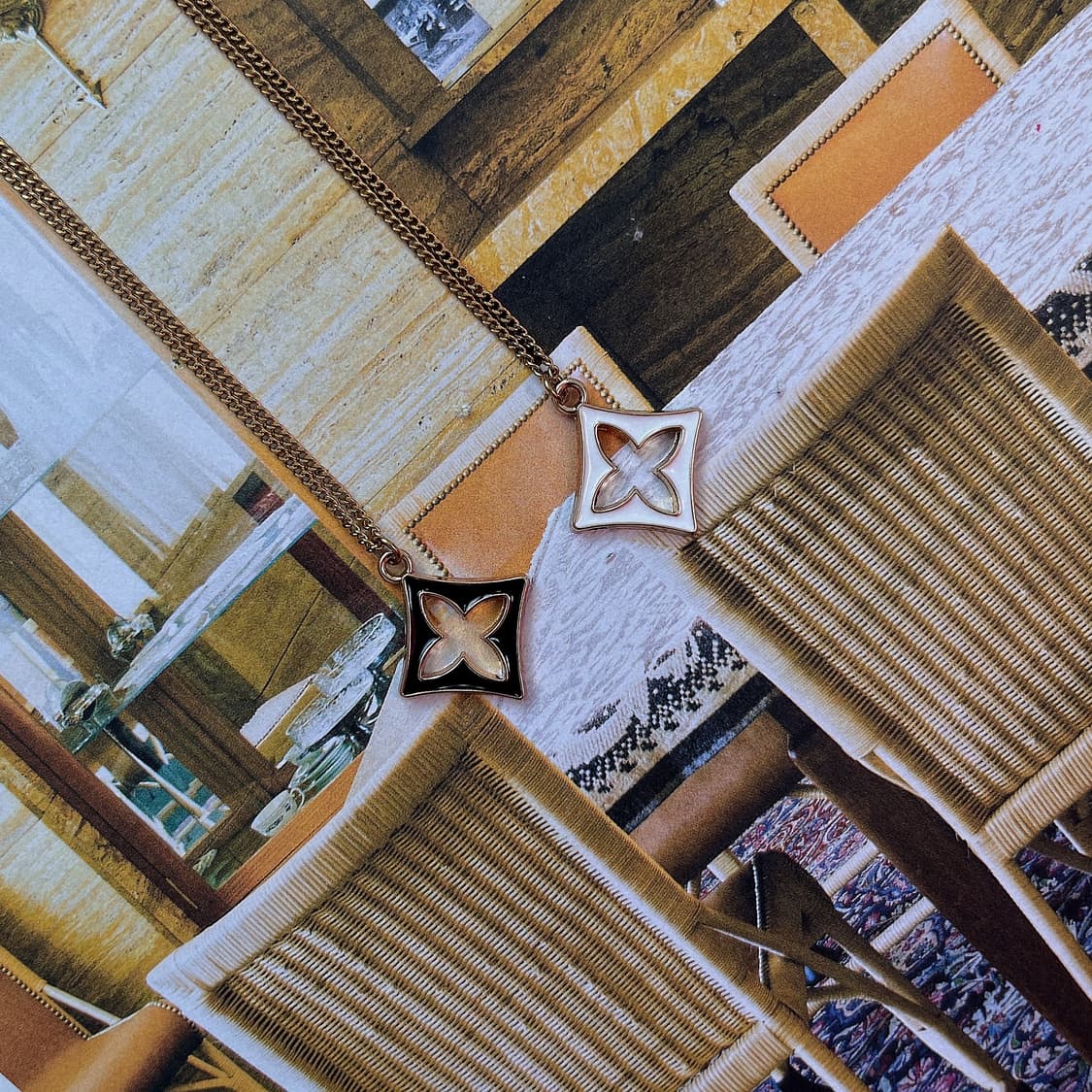 루이비통 모노그램 플라워 목걸이 상품이미지3