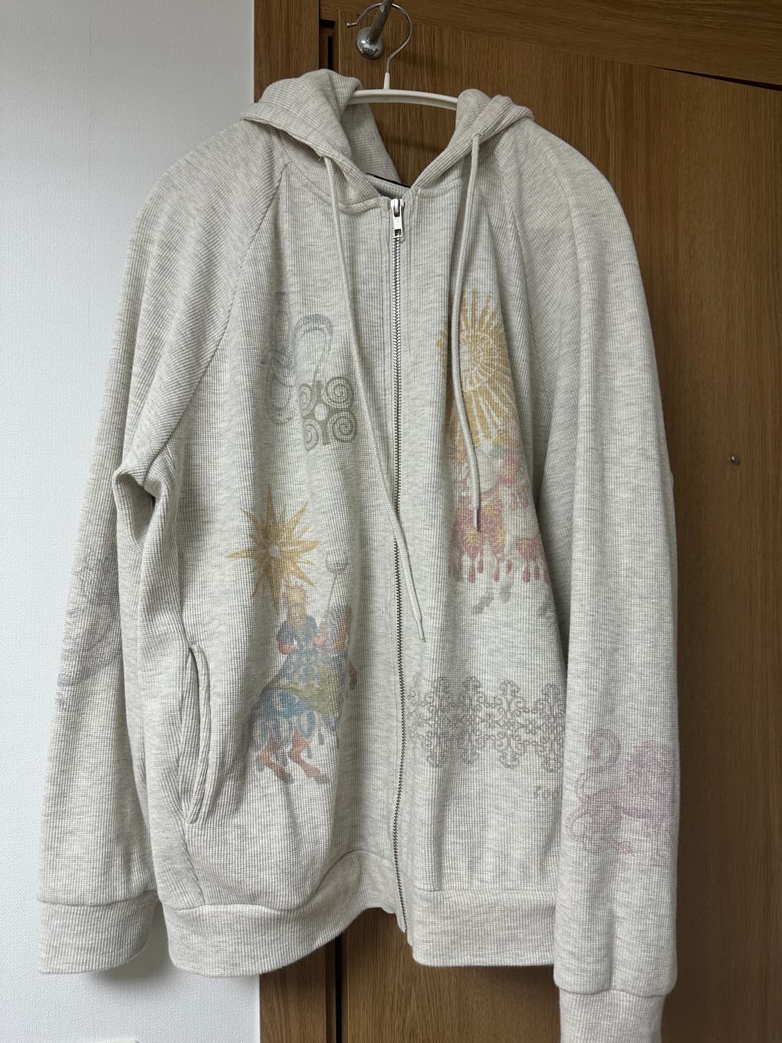 투머치택스 타롯2 와플 후드집업 상품이미지2