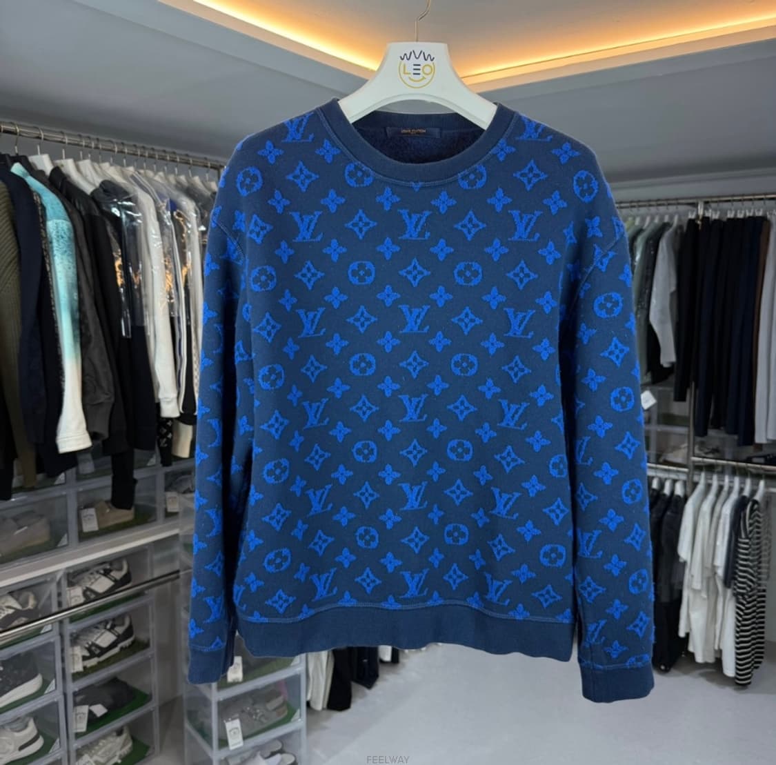 [정품] 루이비통 스웨트 딥블루 맨투맨  L 상품이미지1