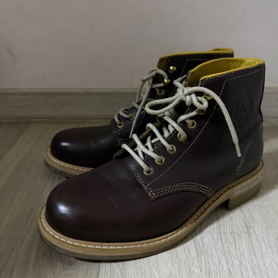 디젤 남성 다크브라운 워커 42(남성 270-275) 상품이미지4