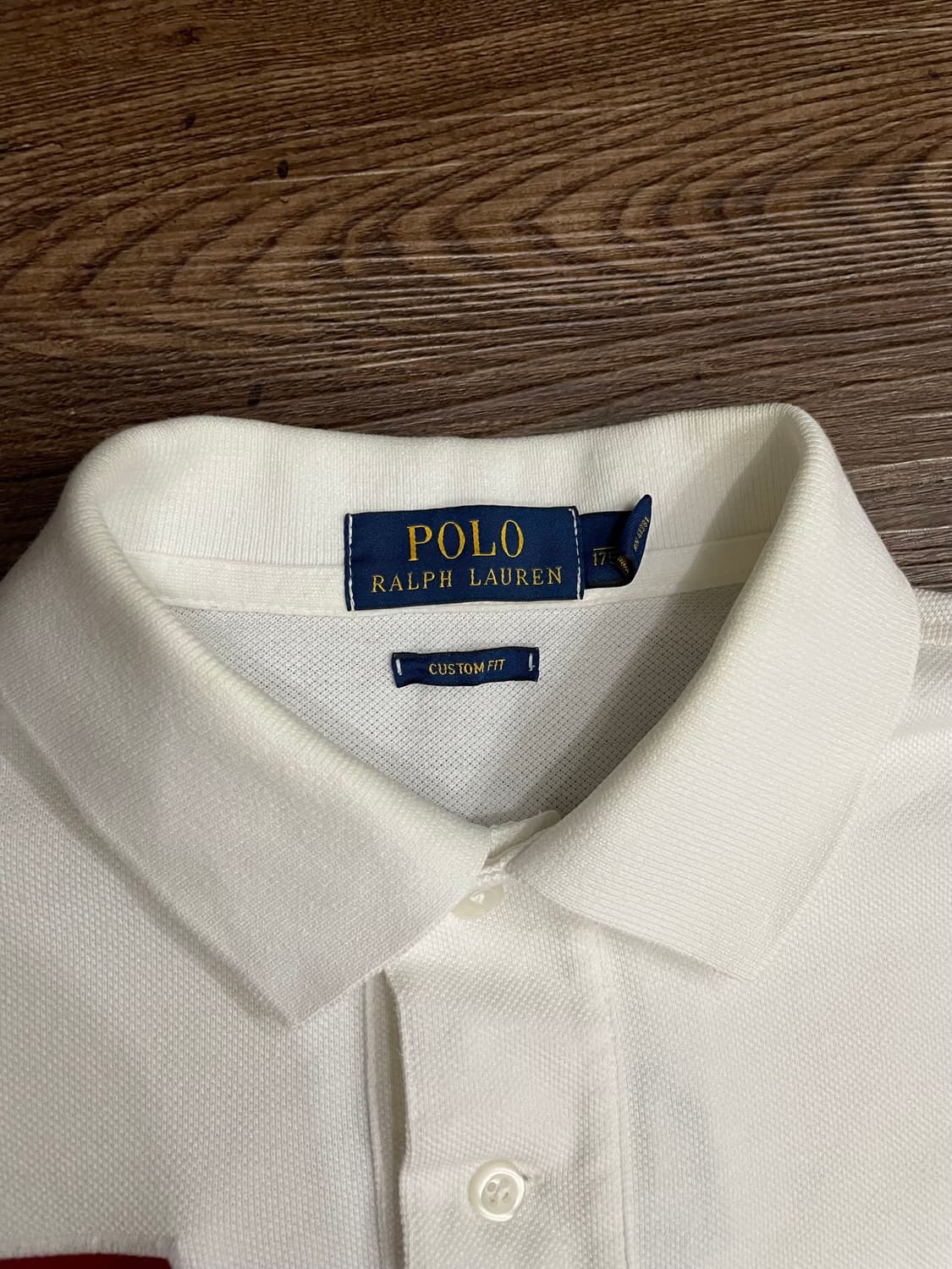 폴로 치프키프 빅포니 USA 성조기 PK 카라티 화이트 상품이미지4