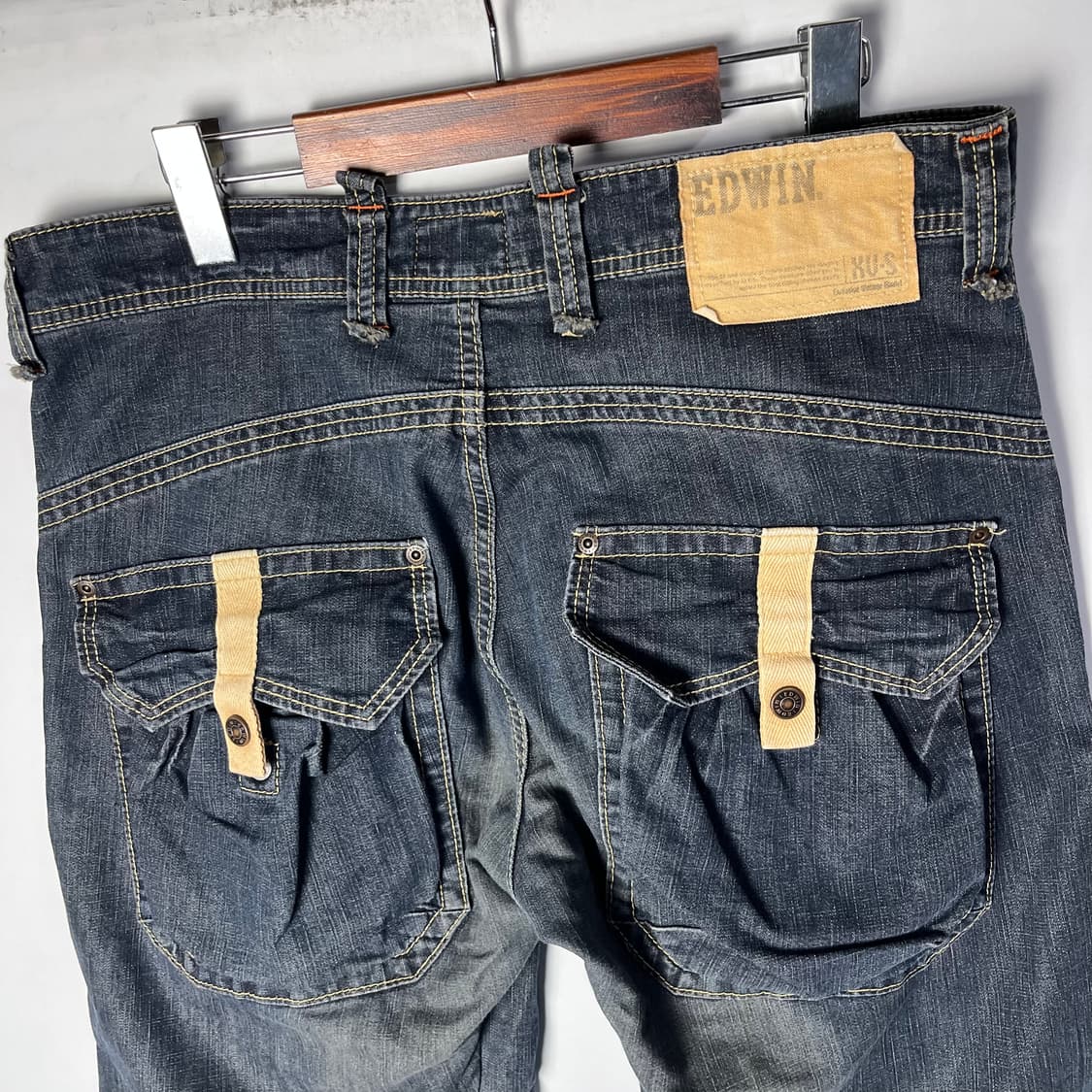 [EDWIN] 에드윈 Y2K 멀티포켓 워시드 데님팬츠 상품이미지4