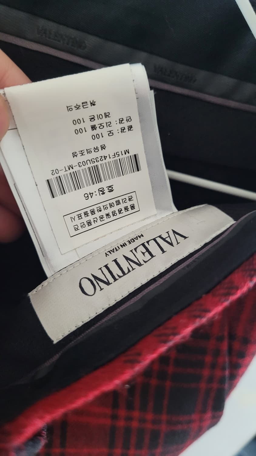 발렌티노 체크 깅엄 수트 상하의 셋업 500만짜리 상품이미지6