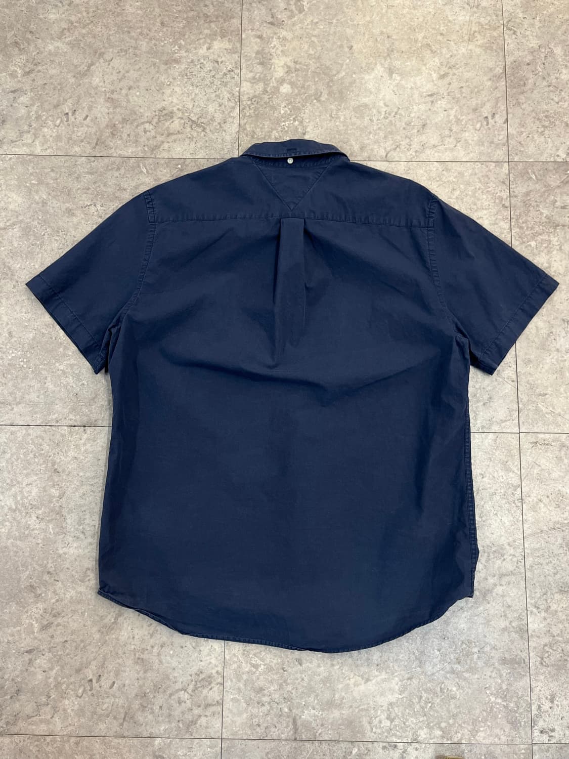 타미힐피거 포켓 반팔 셔츠 네이비 L #csz3575 상품이미지8