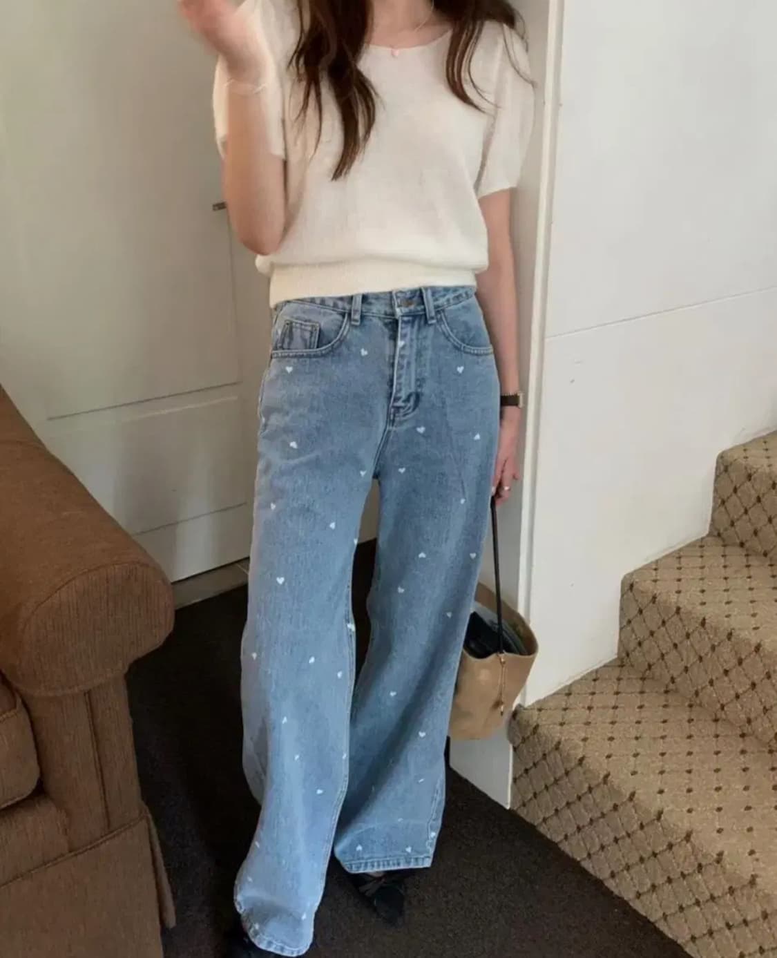 프리티영띵 하트 데님  상품이미지2