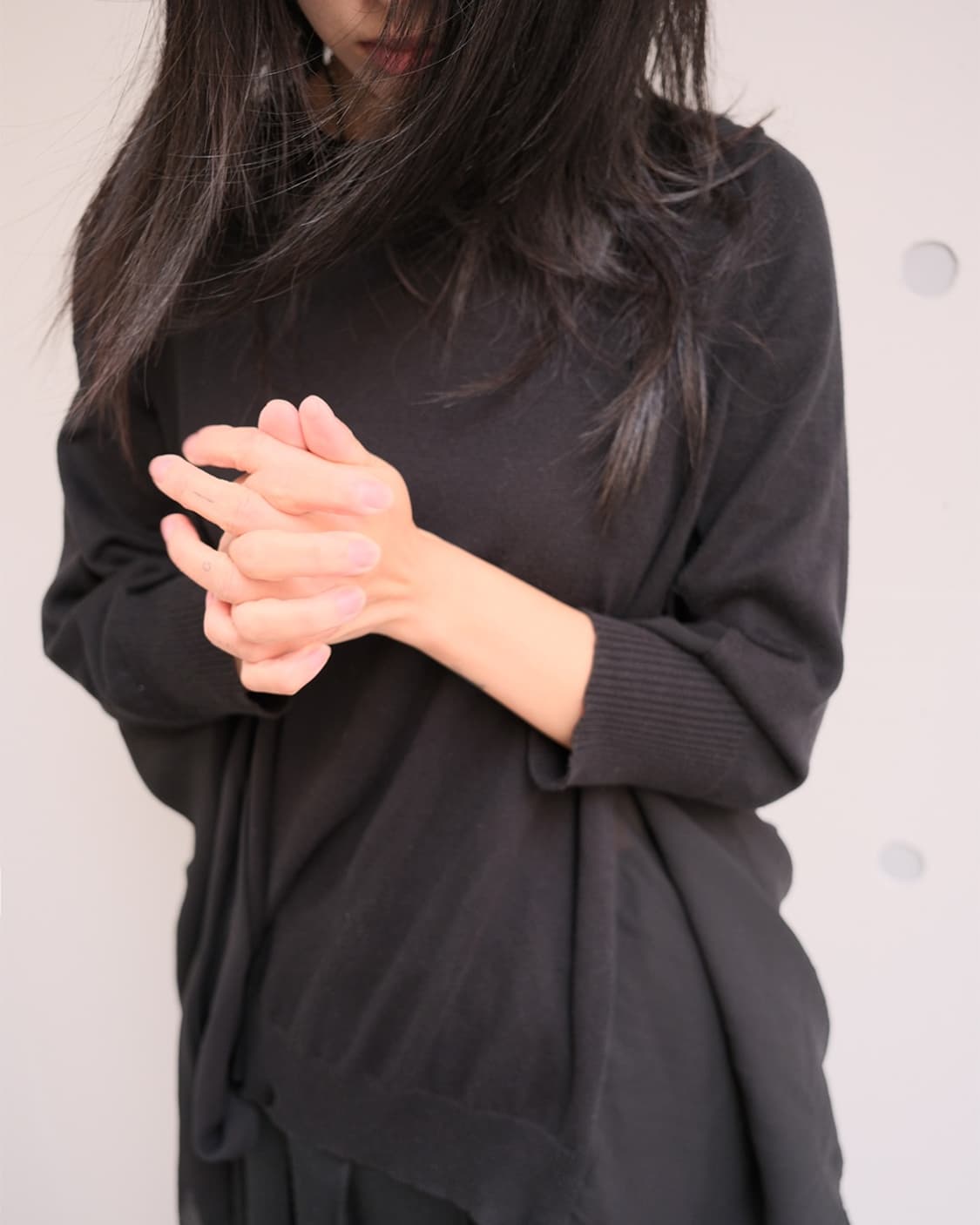 Layered knit top 상품이미지1