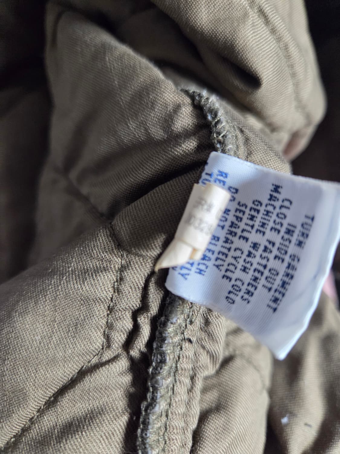 폴로 밀리터리 누빔셔츠 XL 상품이미지4