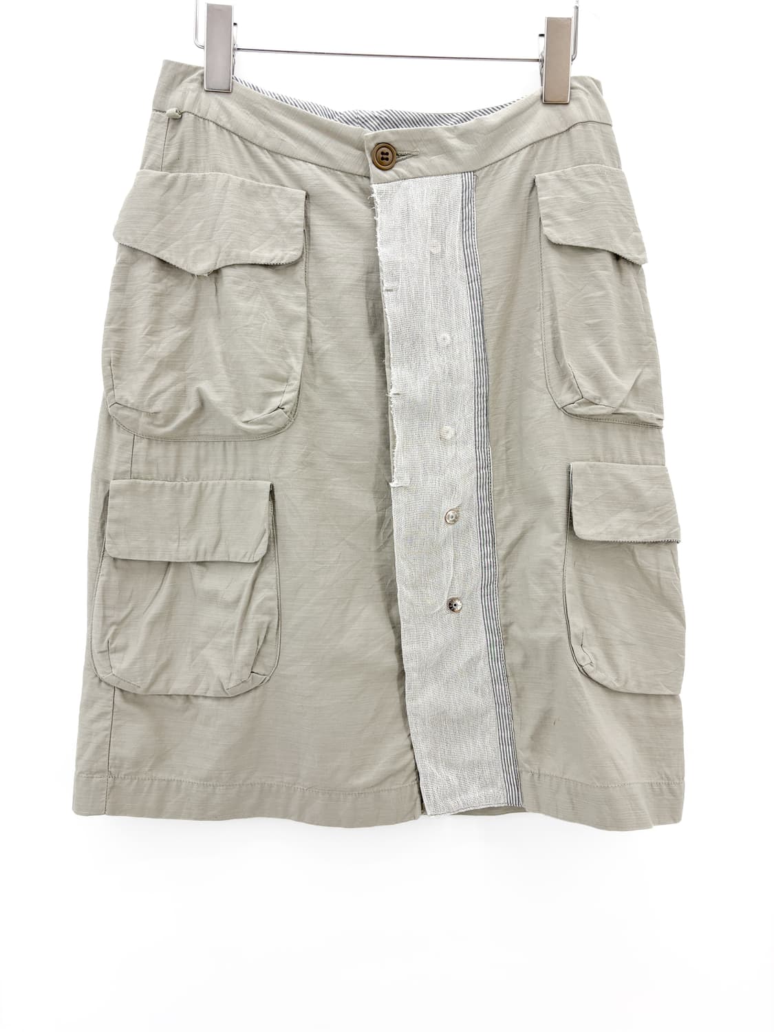  빈티지 거즈 패치워크 카고 스커트 상품이미지3