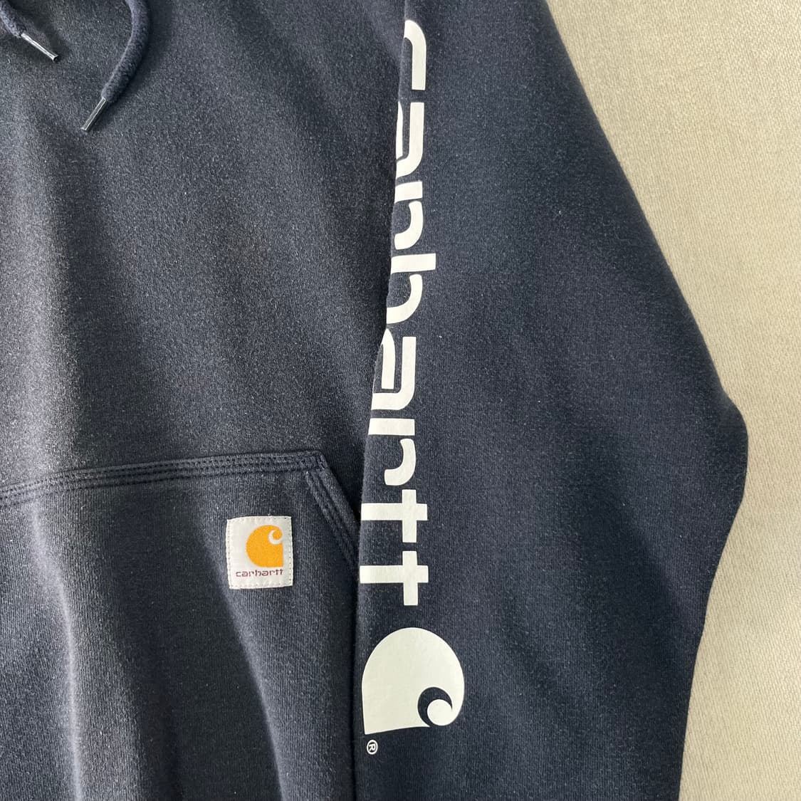 105 칼하트 사이드라인 네이비 후드티 상품이미지5