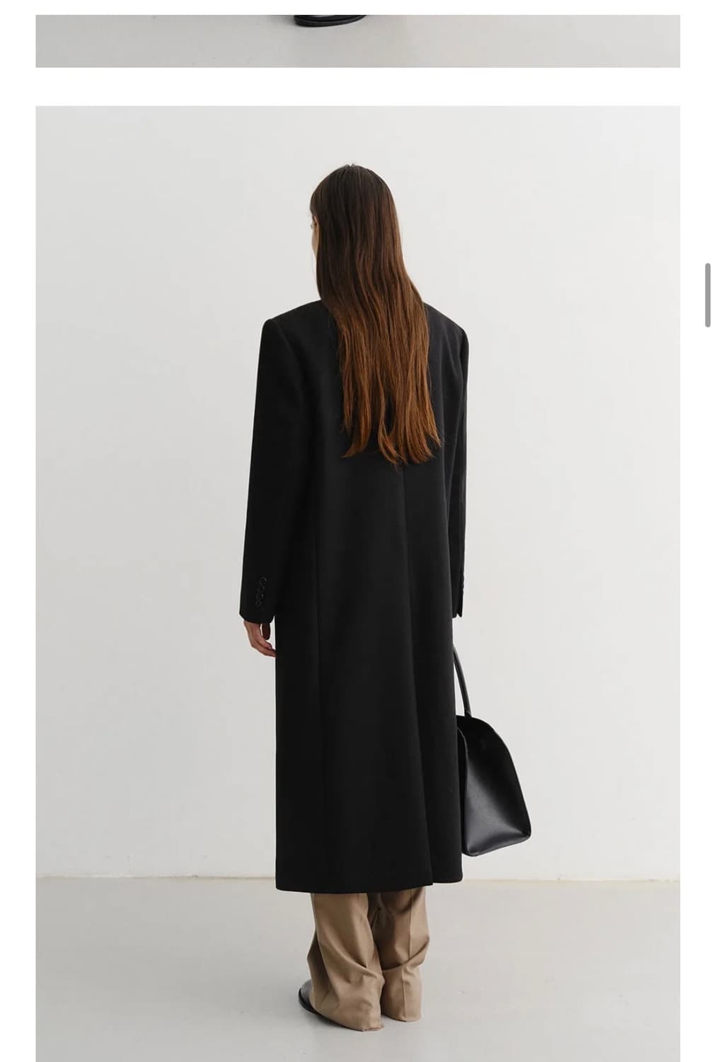 던스트 2way 3button 캐시미어 코트 xs 상품이미지3