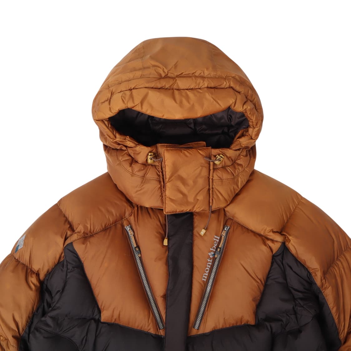 몽벨 브라운 마운틴 후디 구스다운 패딩 상품이미지2
