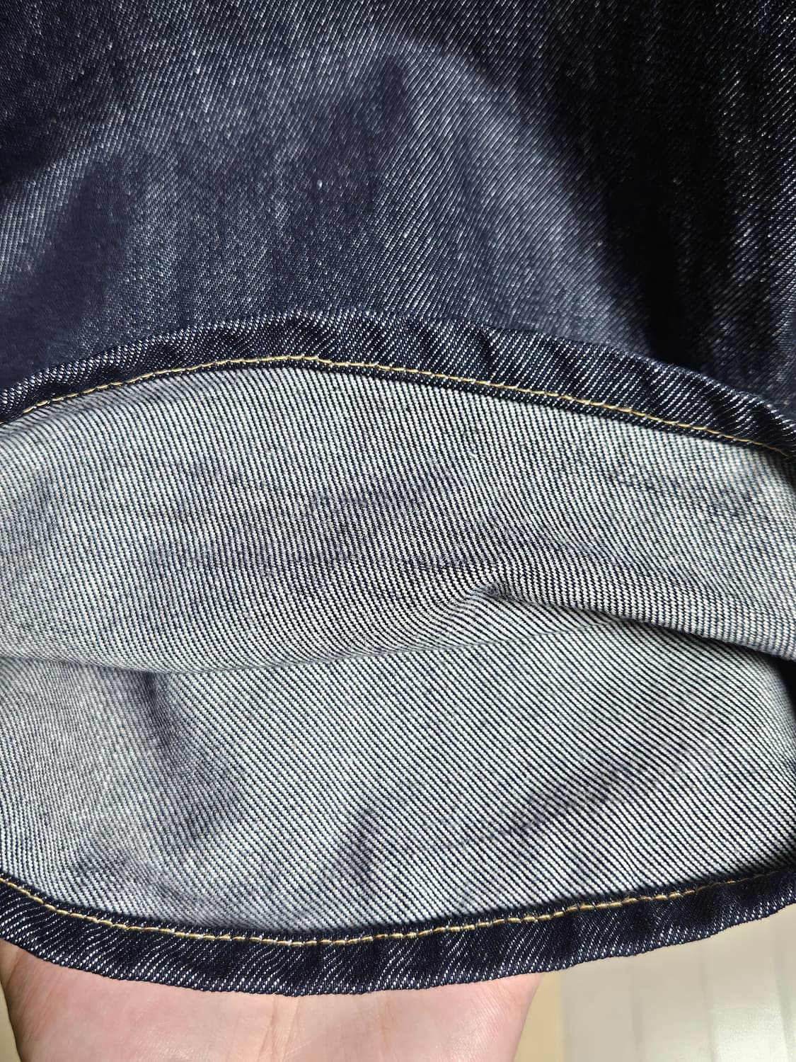 9999아카이브 링킹 와이드 데님 인디고 3 사이즈 상품이미지7