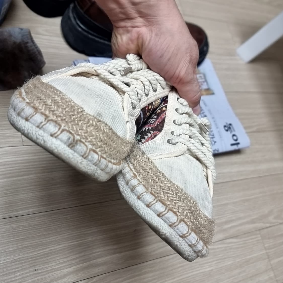 에스파드류 스타일 패턴 스니커즈(275-280) 상품이미지6