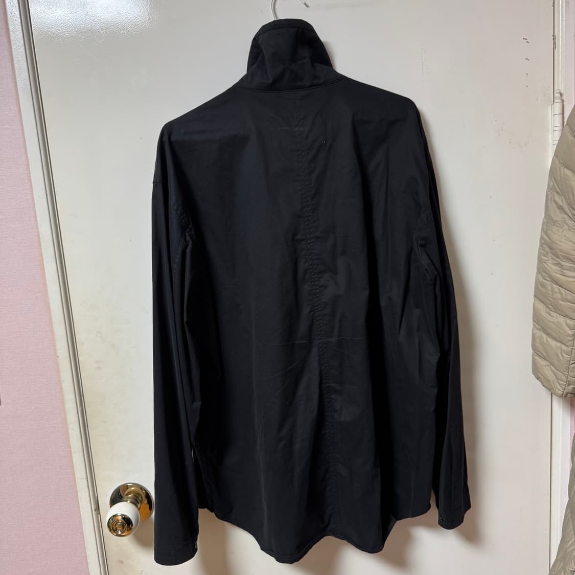 SATUR 블랙 지퍼 셔츠 자켓 L사이즈 상품이미지8