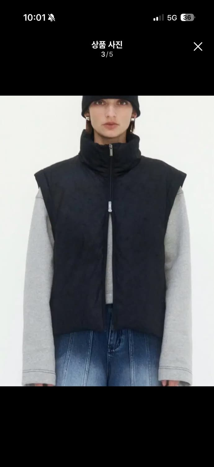 트리밍버드 투웨이 스웨이드 패딩(덕다운) 상품이미지3