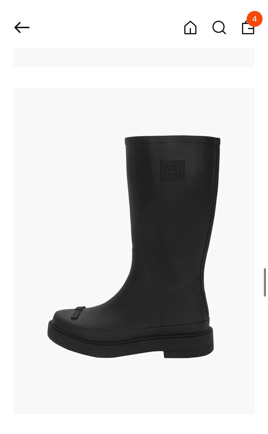 마지셔우드 레인부츠 롱 장화 상품이미지6