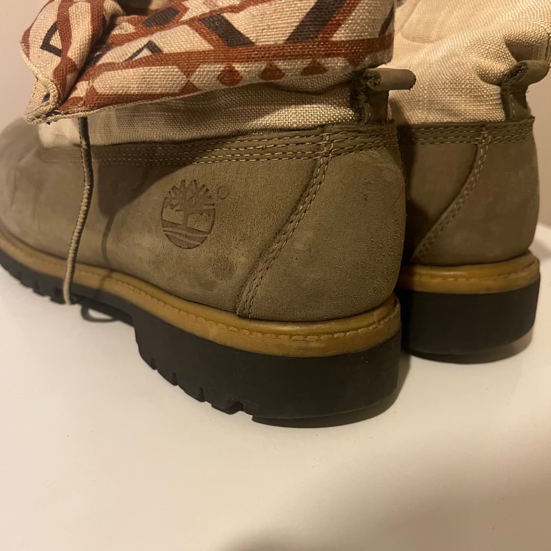 팀버랜드 롤탑 부츠 카키 베이지 상품이미지4