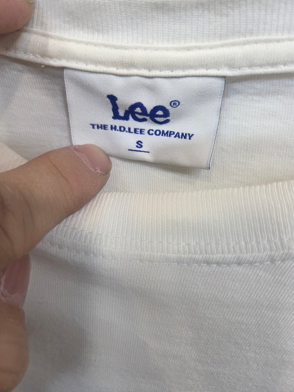 Lee 빅로고 반팔 s 상품이미지3