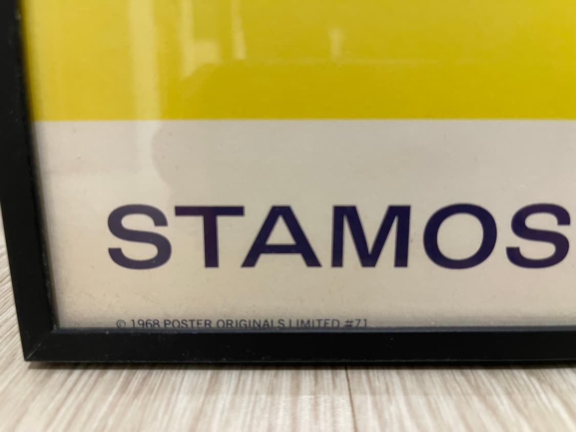 테오도로스 스타모스 1968 OG 포스터 Theodoros Stamos 상품이미지5