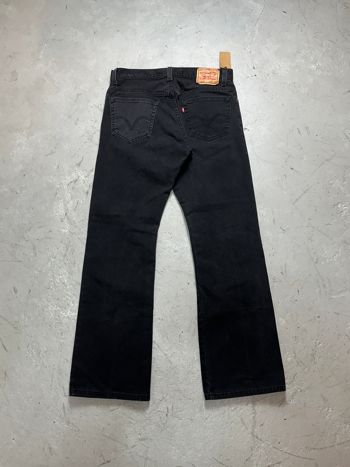 00’s 리바이스 517 블랙 부츠컷 플레어진 상품이미지4