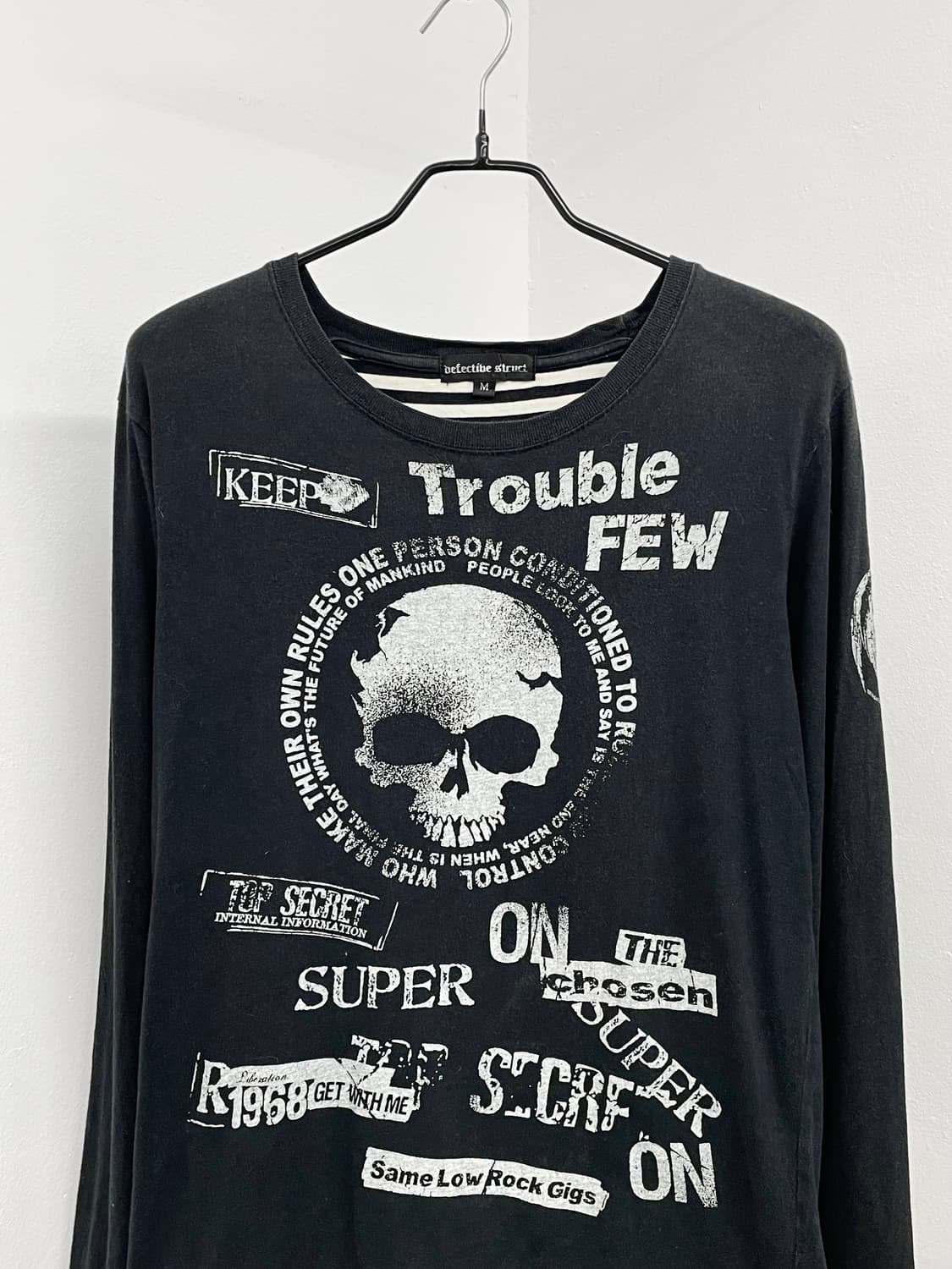 펑크 프린팅 레이어드 슬리브 상품이미지7