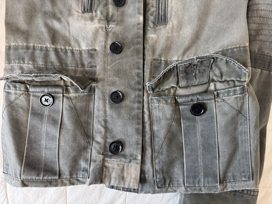 빈티지 자켓 카키 s 상품이미지4